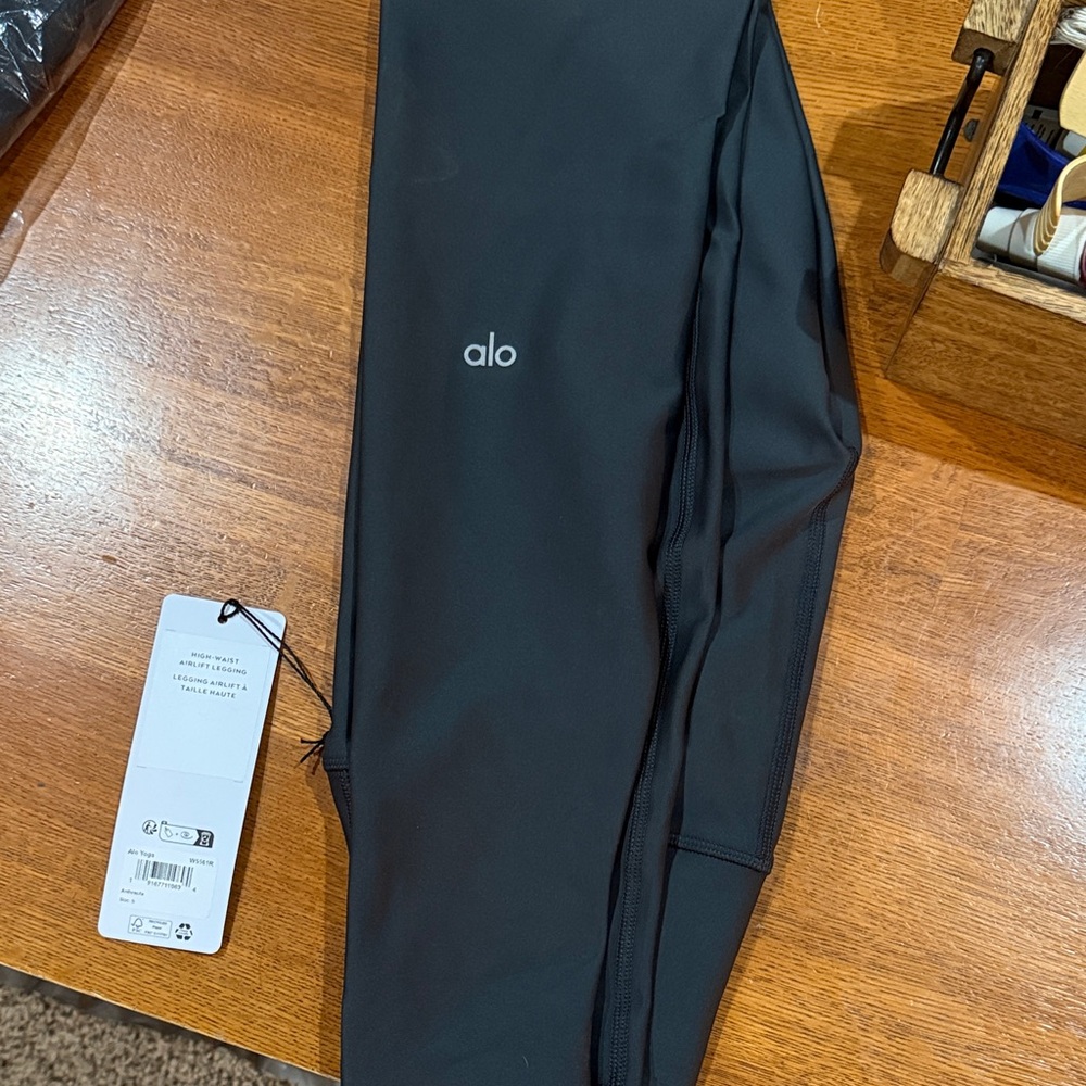 ALO Yoga Anthracite High-Waist Leggings